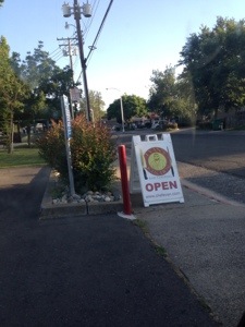 You can't miss the driveway!